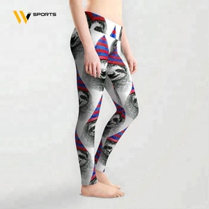 Pantalon de yoga taille haute sans couture en maille spandex pour femmes leggings respirants de taille XXL et XL pour adultes - Product Image 1