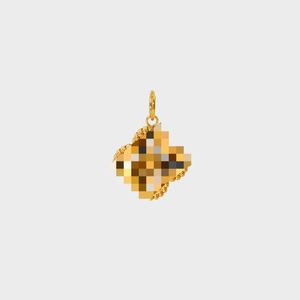 Pendentif en or 14 carats, sertissage clos, léger et confortable, prix B2B compétitif - Product Image 1