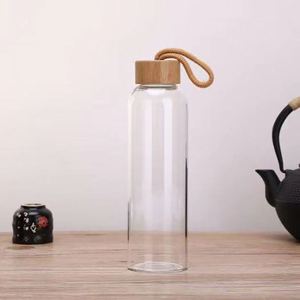 แก้วสองชั้นฝาไม้ไผ่ใส พิมพ์โลโก้ตามสั่ง ขายส่ง - Product Image 2