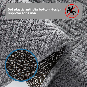 <span class=keywords><strong>Tapis</strong></span> de porte et <span class=keywords><strong>tapis</strong></span> pour animaux de compagnie à rayures en microfibre très absorbants Zones lavables épaisses antidérapantes et <span class=keywords><strong>tapis</strong></span> de salle de bain en chenille douce - Product Image 6