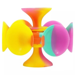 Juguete de silicona personalizado sin Bpa para niños y adultos, juguete antiestrés de mano, ventosa, <span class=keywords><strong>Spinner</strong></span> - Product Image 2