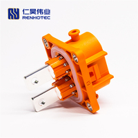 Mcu Attache arrière Hvil Ev Batterie Moteur Header Busbar Haute Tension Interlock Loop 2pin 3.6mm Plastic Socket