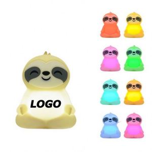 Linda Lámpara Nocturna de Silicona con Control Táctil y Cambio de Color, Lámpara de Noche LED Recargable, Lámpara de Protección Ocular con Logotipo Personalizado, Regalo - Product Image 1