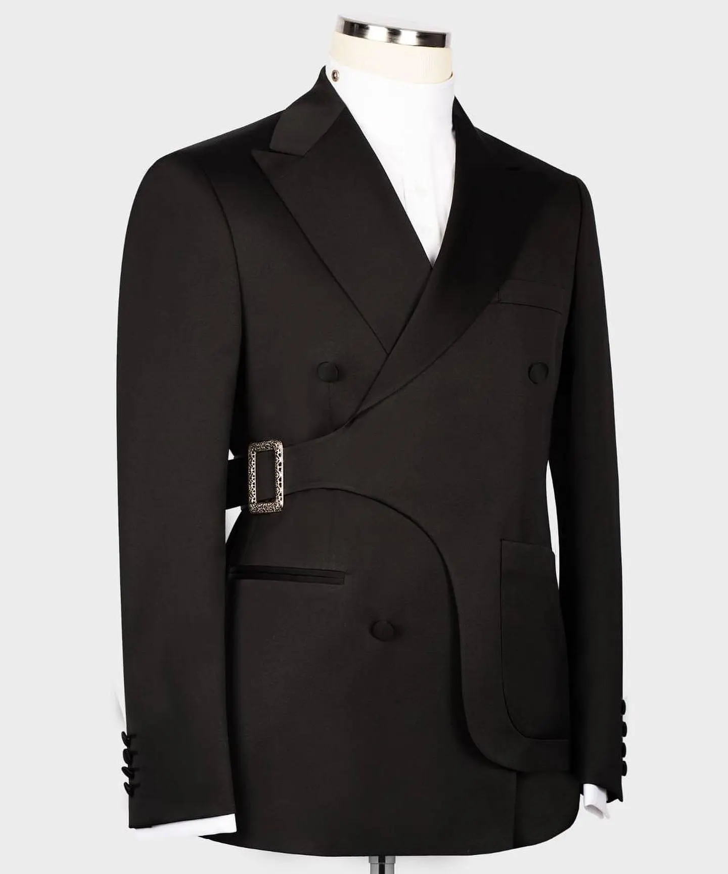 Hochwertige elegante High-End Custom Herren Slim Fit formelle Business-Anzug Zweireiher Herren anzüge