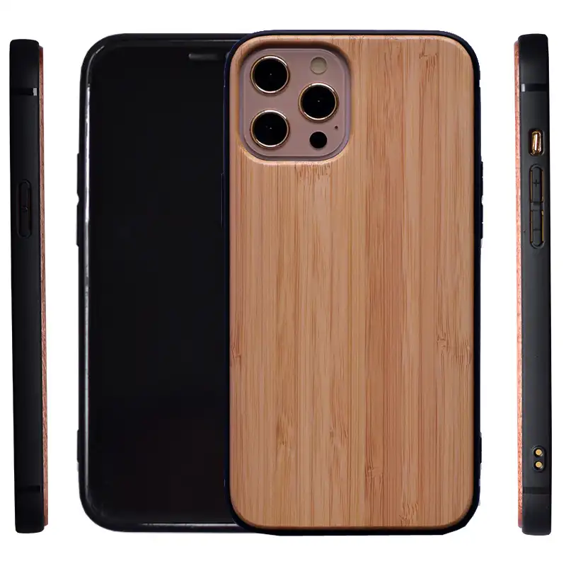 Capa de celular de madeira natural, branca, alta qualidade, para iphone 13 12 11 xs max, capa tpu + pc, capa de madeira para apple iphone pro