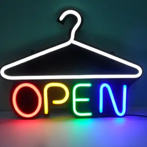 DIVATLA High Quality Custom Decoration Light Open Words Logo Letters Lamp Bar Event Party LED Neon Sign