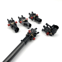 Conector de articulación de asiento de tubo de brazo plegable automático CNC RJX V3 Z16 Z20 Z35 Z40 Z50 para drones agrícolas multieje