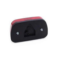 Feu arrière de remorque Emark, fonction combinée, feu stop arrière rouge, clignotant avec triangle