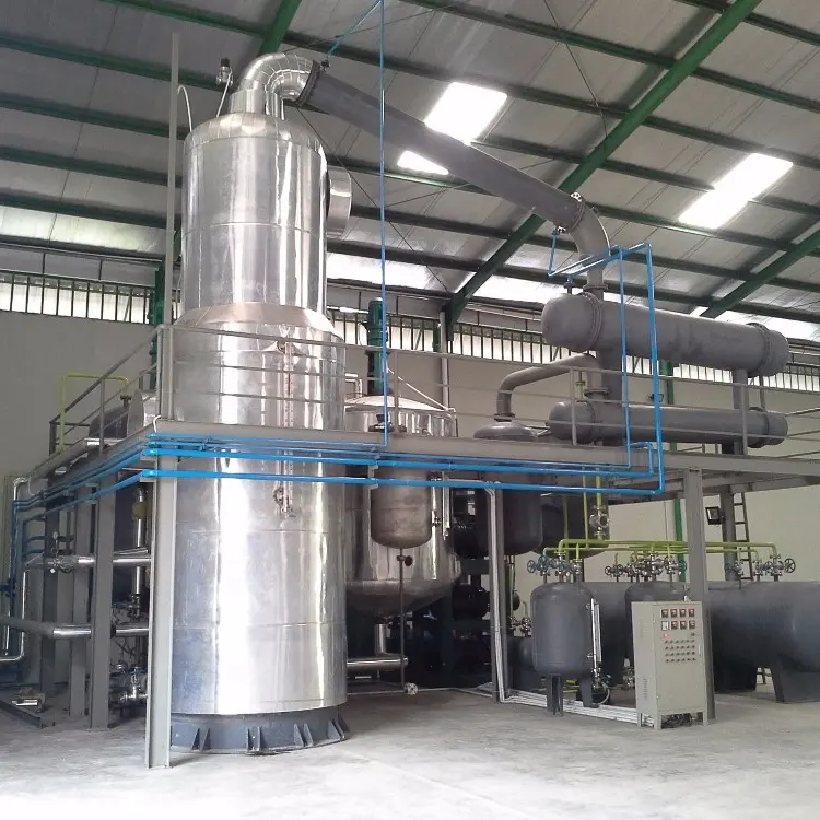 Small Capacity Used Engine Oil Motor Oil Distillation Recycling To Diesel Refinery Machine