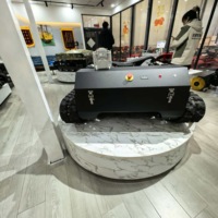 Cortadora de Césped Profesional a Gasolina con Control Remoto, Motor de 4 Tiempos y 608cc, 22PS, Cuchilla Metálica Recta, Herramienta de Jardín de Grado Industrial para Césped