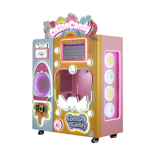 Distributeur automatique de barbe à papa commercial entièrement automatique, machine à guimauves colorées, équipement de vente libre-service sans personnel - Product Image 4