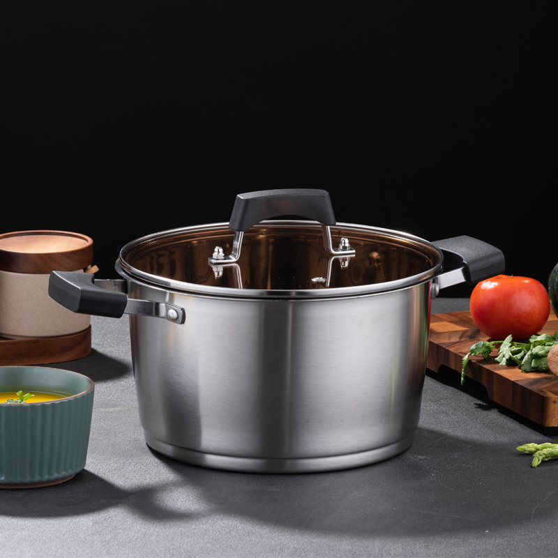 High Quality Non-Stick Stainless Steel Cooking Pot Set Modern Design in Different Sizes Green Large Pots High Quality Material · image 2