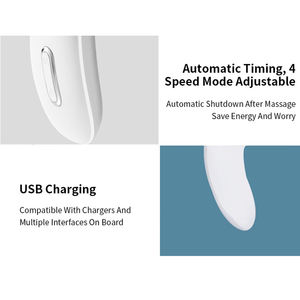 Masseur cervical électrique multifonctionnel chauffant rechargeable par USB, nouveau design pour usage domestique, employés de bureau, beauté personnelle - Product Image 5