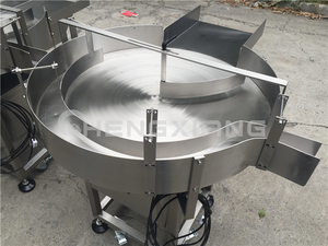 CHENGXIANG Envío Rápido, Alimentador Giratorio Eléctrico Automático para Botellas Redondas de Vidrio de 10-500 ml, Fácil de Operar - Product Image 3