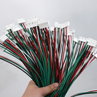 كابل طاقة JST بـ 2-16 سن بمسافة 2.0 مم، موصل ذكر وأنثى، سلك معزول بالـ PVC، مقاس AWG لأجهزة الكمبيوتر، تصنيع حسب الطلب