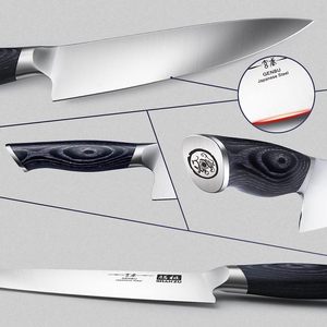 <span class=keywords><strong>SHAN</strong></span> <span class=keywords><strong>ZU</strong></span> japonais Super acier ensembles de couteaux de cuisine K133 manche en bois ensemble de couteaux de Chef <span class=keywords><strong>couteau</strong></span> à ciseaux avec support - Product Image 3