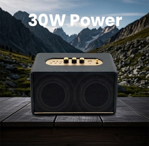 ลำโพงคาราโอเกะไร้สายบลูทูธ M24 สไตล์วินเทจ พกพาสะดวก ใช้ได้ทั้งในบ้าน นอกบ้าน สำหรับงานปาร์ตี้ ระบบเสียงไฮไฟ 30W ลดราคาพิเศษ - Product Image 5