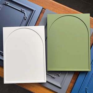 Meubles de cuisine modernes en pin massif Home WIT PRODUCE RTA 20250124, portes en céramique, design en arc, résistant à l'eau, facile à assembler, Thaïlande - Product Image 1