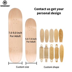 WOODSEN <span class=keywords><strong>Surfskate</strong></span> Complet Personnalisé, Planche en Érable Canadien 7 Plis, Trucks à Ressort 70 x 51 MM, Roues 88A, Portable, Haute Vitesse - Product Image 6