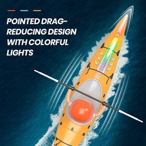 2.4GHz RC Kayak Thuyền Mô hình đồ chơi chế độ kép lái xe điều khiển từ xa đua thuyền mái chèo kayak đồ chơi cho bồn tắm Hồ bơi hồ với đèn - Product Image 5