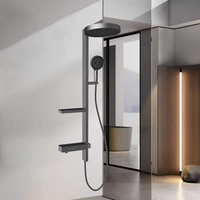 Ensemble de douche Fourniture directe d'usine avec 4 touches de piano Ensemble de douche à affichage numérique LED à température constante intelligente