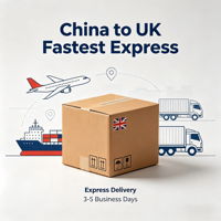 Transport aérien express le plus rapide de Chine vers le Royaume-Uni, service de messagerie aérienne porte-à-porte en 4-6 jours, agent de fret, agent maritime, consolidation