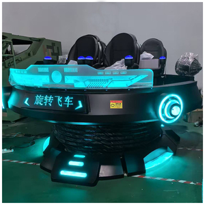 Máquinas de juego UFO VR de 5 jugadores, silla de realidad Virtual 9D de 360 grados, fibra de vidrio para interiores, simulador de cine 9D, parques temáticos - Product Image 1