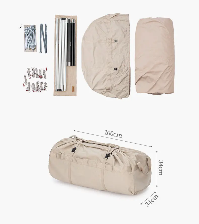 Barraca de acampamento instantânea, fácil de configurar, respirável, para 1-4 pessoas, acampamento, mochilão instantânea