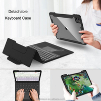 Clavier tactile rétroéclairé RGB sans fil USB Type-C pour iPad 10.2/10.5/10.9/11/12.9 pouces avec fermeture magnétique