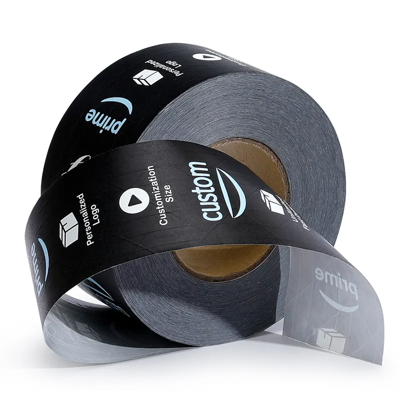 Printing Custom Shipping Prime Water Activated Packing Kraft Paper Tape