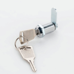 Cylindre de serrure micro haute sécurité en alliage de zinc de 12 mm avec deux clés, serrure à came pour armoire industrielle - Product Image 3