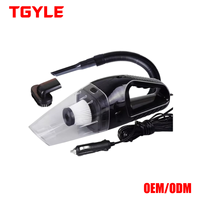 Aspirateur de voiture sans fil 120W haute puissance, double usage humide/sec, filtre HEPA, portable, prise allume-cigare 12V, bleu