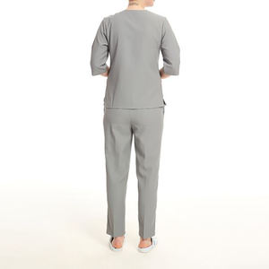 Uniformes Médicos de Mezclilla con Logotipo Personalizado, Trajes de Enfermera, Esteticista, Dentista, Hospital, 2 Piezas, Unisex - Product Image 5