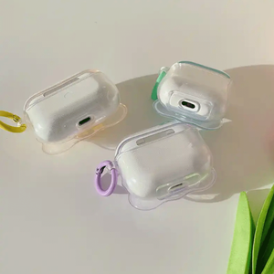 Luxe pour <span class=keywords><strong>AirPods</strong></span> Pro 2 3 étui transparent-3D papillon arc mignon écouteur housse de protection 20W USB-C adaptateur secteur petit couvercle de <span class=keywords><strong>fil</strong></span> - Product Image 4