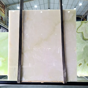 Mármol de Ónix Blanco Natural |   Marfil Suave con Vetas Doradas para Interiores de Lujo Serenos - Product Image 1