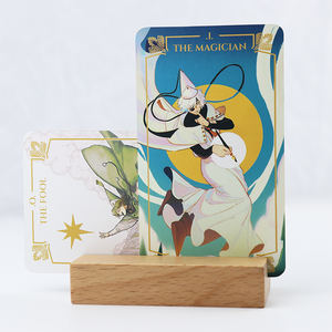 Tarjetas <span class=keywords><strong>de</strong></span> oráculo personalizadas, semilla <span class=keywords><strong>de</strong></span> estrella, 350 Gsm, Impresión <span class=keywords><strong>de</strong></span> Tarot, Ángel Jumbo - Product Image 4