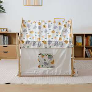 Casa de juegos interior de madera Montessori para niños pequeños, tienda de campaña interior, Centro de Actividades, sala de juegos, muebles para niños en edad preescolar - Product Image 6