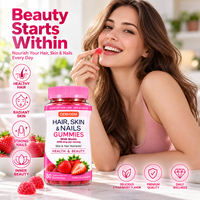 Complément Alimentaire OEM ODM Bonbons Gommeux Cheveux Peau Ongles Biotine Collagène Soutien Immunitaire Éclaircissement de la Peau Marque Privée