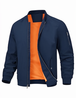 Blouson bomber léger à fermeture éclair pour homme, coupe-vent pour le printemps, streetwear décontracté, travail
