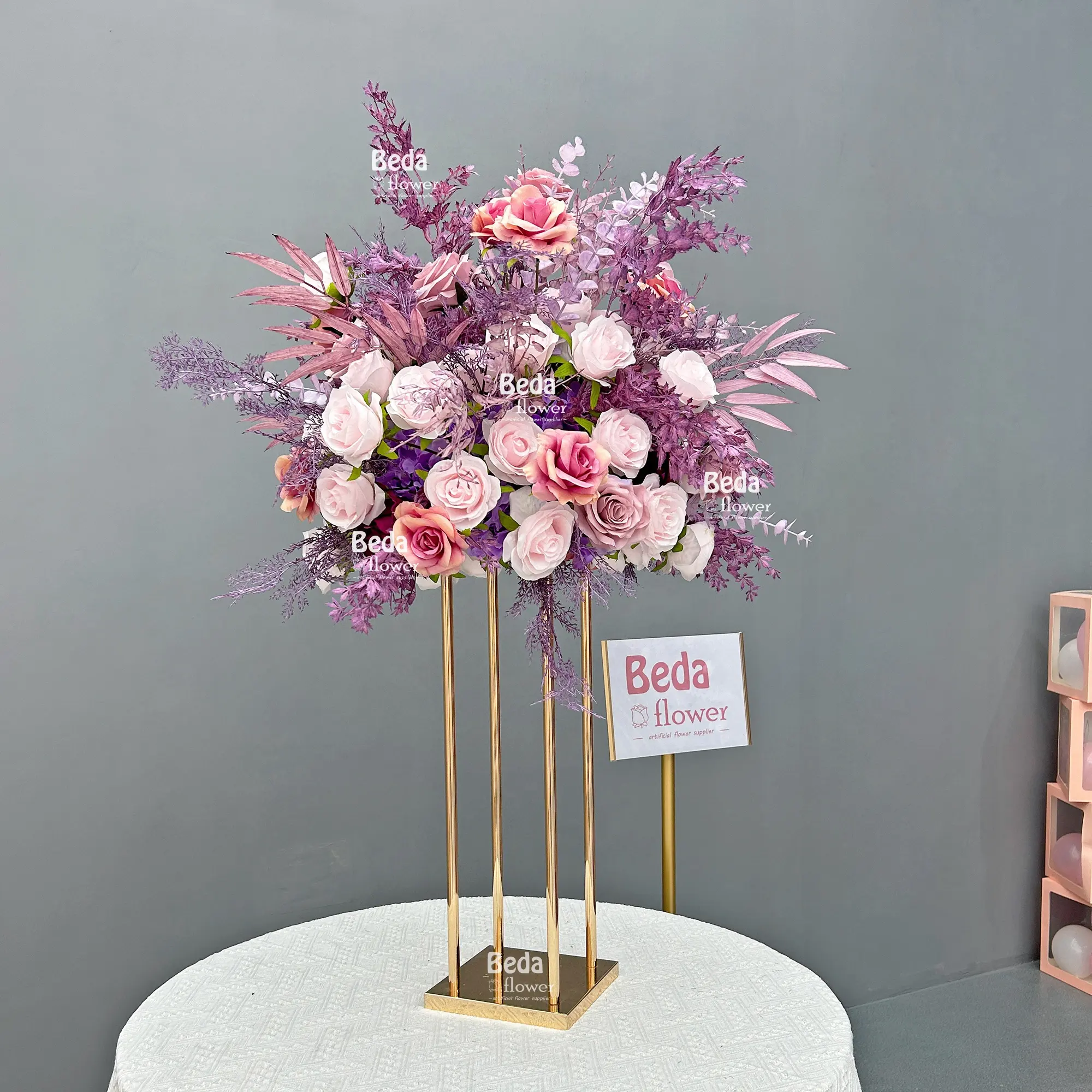 家の装飾の結婚式のためのトップファッション直販高品質の花のセンターピース