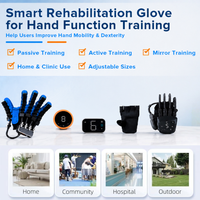 Guantes de Rehabilitación Robótica Carevo Directo de Fábrica, Masajeador de Manos con Control de Tiempo, Batería Integrada, Recargable por USB, OEM/ODM