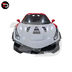 Nuevo Kit de Carrocería de Fibra de Carbono Seca Challenger EVO para <span class=keywords><strong>Ferrari</strong></span> <span class=keywords><strong>458</strong></span> con Parachoques, Faldones Laterales y Alerón - Product Image 2
