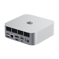 Mini PC Beelink SER8, AMD Ryzen 7 8845HS 8C/16T, 32 GB de RAM DDR5, SSD NVMe PCIE 4.0 de 1 TB, AMD Radeon 780M, Compatible con Pantalla Triple 4K