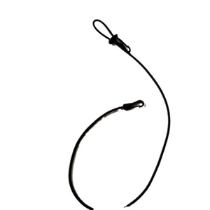 Lanière en nylon 6 mm 50 cm avec mousqueton élastique pour la pêche en plein air et le kayak - Product Image 5