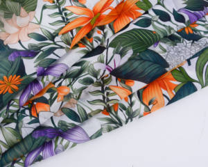 Impresión digital personalizada algodón japonés de alta calidad gasa impresa Floral tela sudanesa mujeres Toub Mauritania Melehfa suizo Total Somalí Dirac para boda - Product Image 4