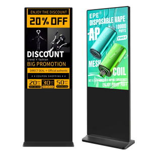 Écrans d'<span class=keywords><strong>affichage</strong></span> numérique Android <span class=keywords><strong>sur</strong></span> <span class=keywords><strong>pied</strong></span> pour intérieur, 32, 43, 55, 65, 75 pouces, équipement publicitaire interactif - Product Image 2