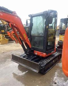Excavatrice d'occasion KUBOTA U27 U27-4, 2,7T, 2 tonnes, 3 tonnes, fabrication japonaise, faible nombre d'heures, en stock, certifiée CE, moteur Kubota - Product Image 2