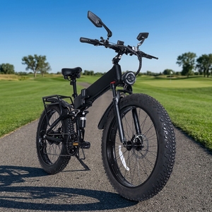 Bicicleta Elétrica ODM T6 de 26 Polegadas com Pneus Largos, Freios a Disco, Suspensão Total, Freio a Disco Hidráulico para Adultos - Estoque Local nos EUA - Product Image 1