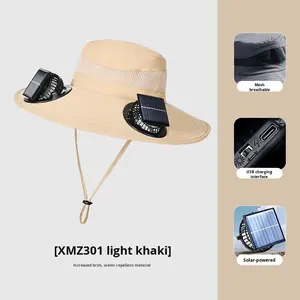 Chapeau solaire d'été pour hommes pour les activités de plein air Chapeau de pêche respirant à écran solaire pour l'alpinisme, la randonnée et les voyages - Product Image 6
