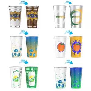 Gobelet de fête réutilisable personnalisé avec logo, écologique, biodégradable, changeant de couleur, en aluminium de qualité alimentaire, recyclable, pour boissons froides, Vietnam - Product Image 2